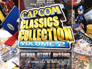 Capcom Classics Collection Vol. 2 screen shot title